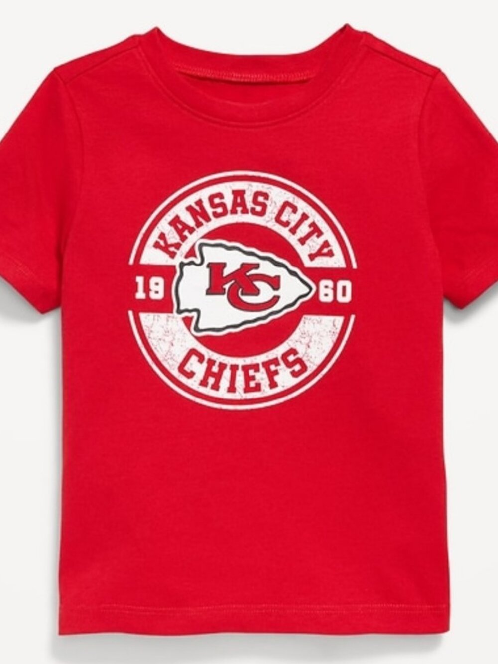 Kansas City Chiefs Unisex Graphic Tee for Toddlers Size 5T NWT NFL Team Apparel